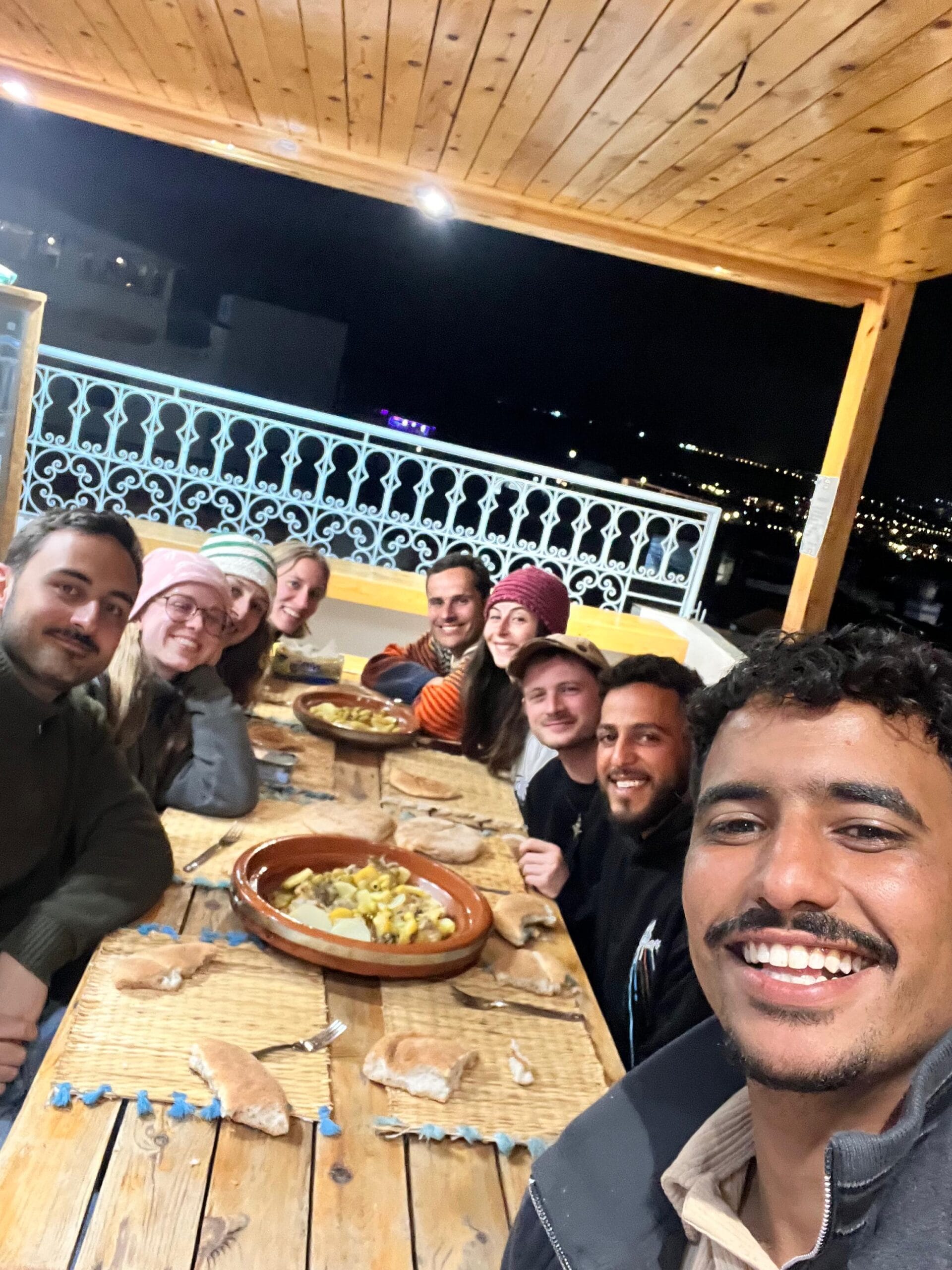 Social dinner at the house